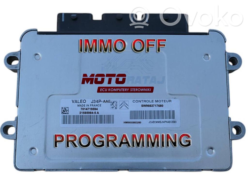 Peugeot 206 Engine control unit/module 