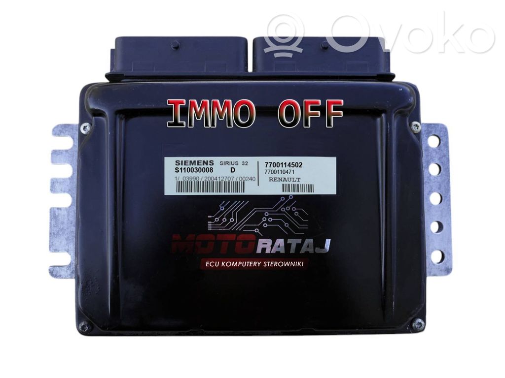 Renault Megane I Engine control unit/module 