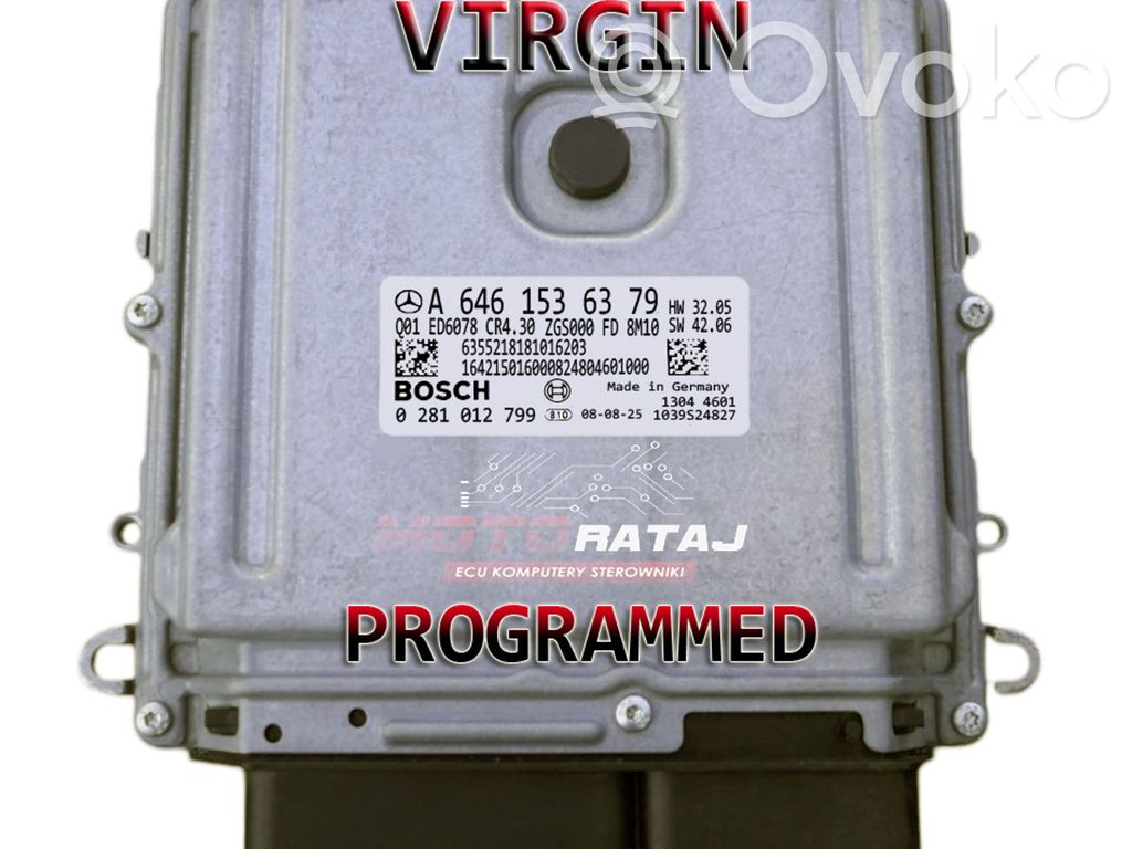 Engine control unit/module   A6461536379,0281012799