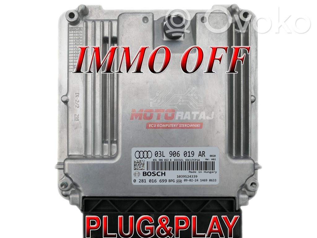 Audi A6 S6 C6 4F Engine control unit/module ECU 