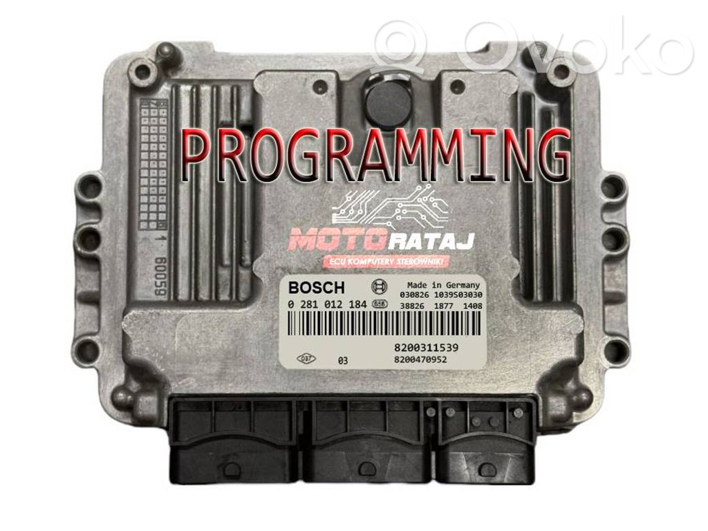 Engine control unit/module   0281012184,8200311539,8200470952