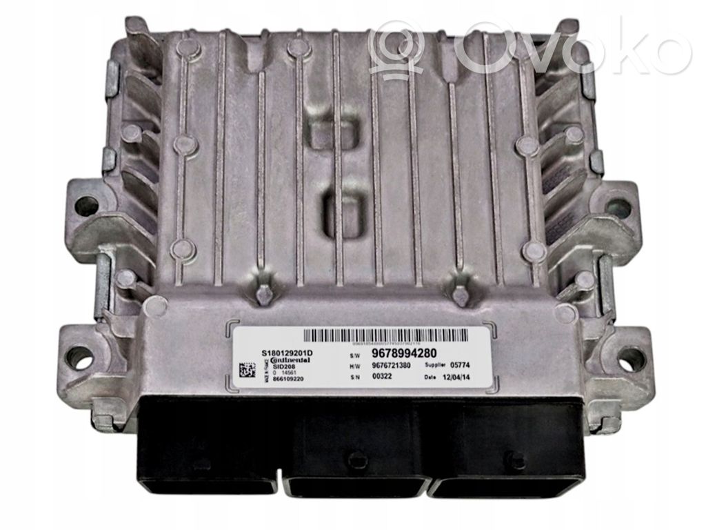 Engine control unit/module   9678994280,S180129201D