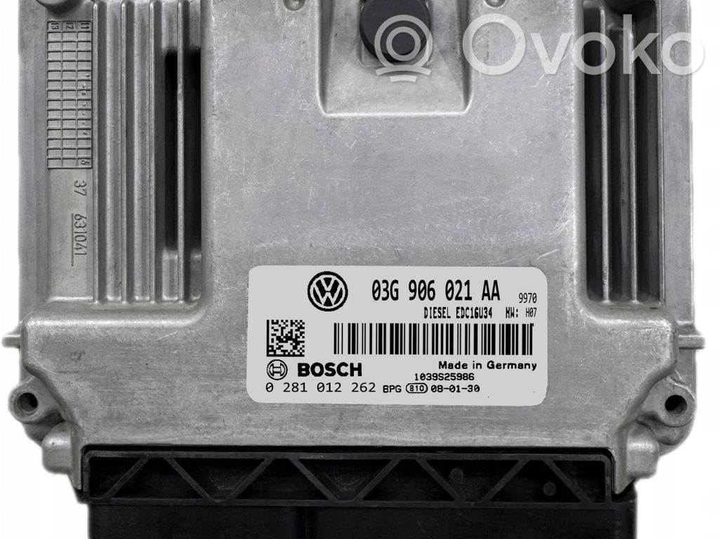 Audi A3 S3 8P Engine control unit/module 