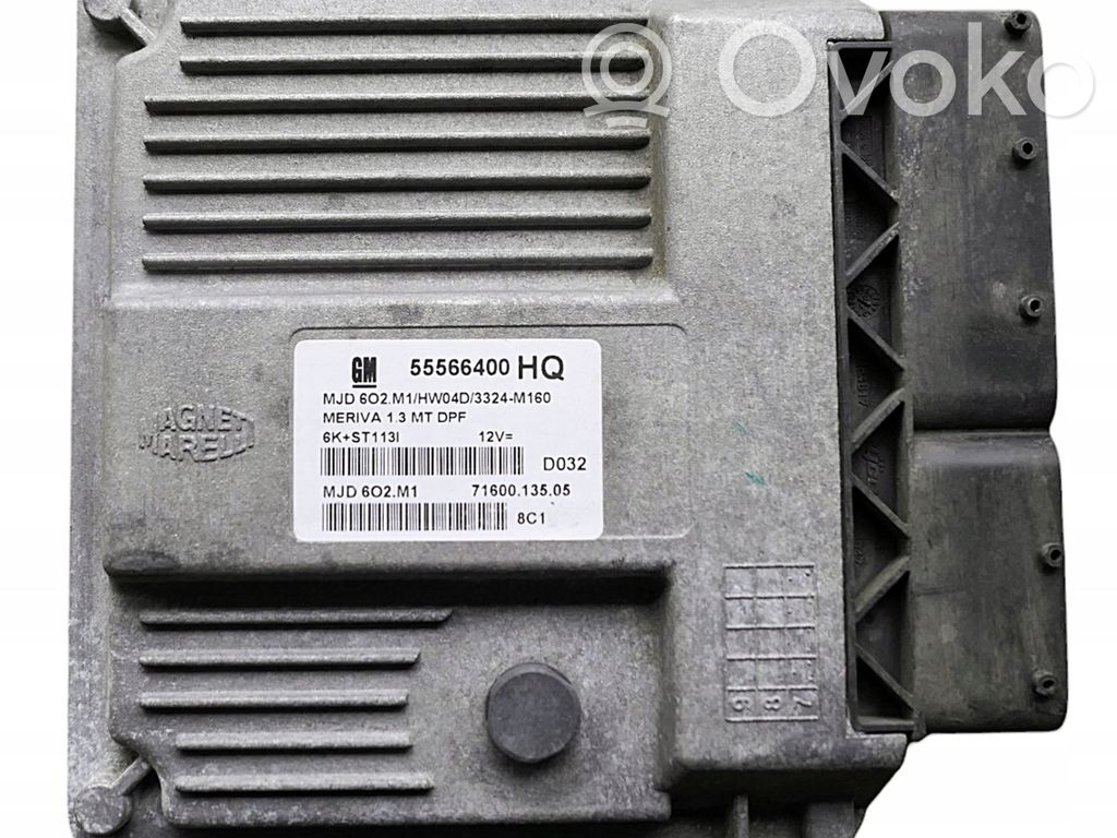 Opel Meriva A Engine control unit/module ECU 