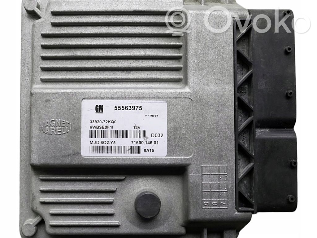 Engine control unit/module   55563975,MJD6O2Y5