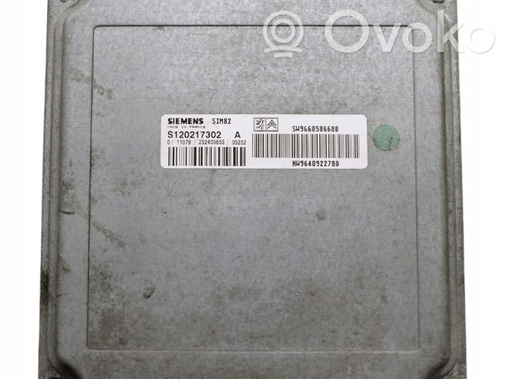 Sterownik / Moduł ECU   9660586680,9640922780,S120217302A