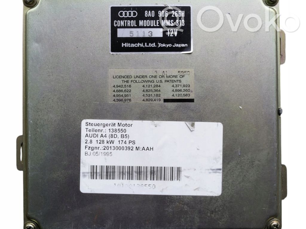 Audi A8 S8 D2 4D Engine control unit/module 