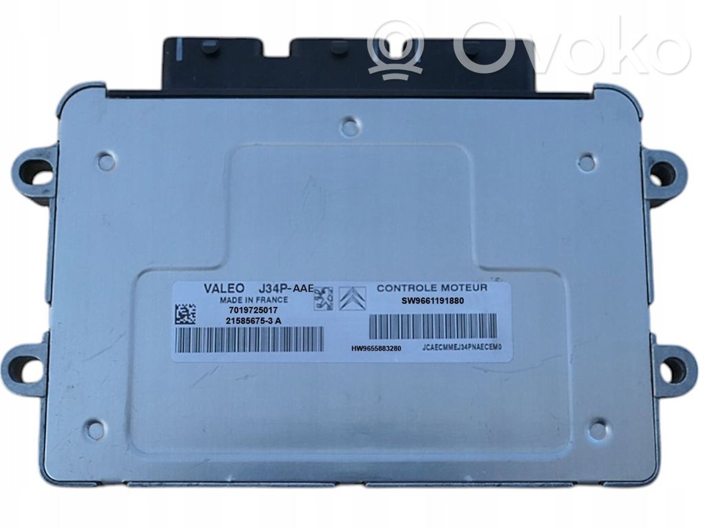 Engine control unit/module   9661191880,21585675,9655883280