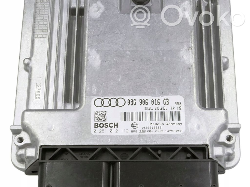 Audi A6 S6 C6 4F Engine control unit/module 