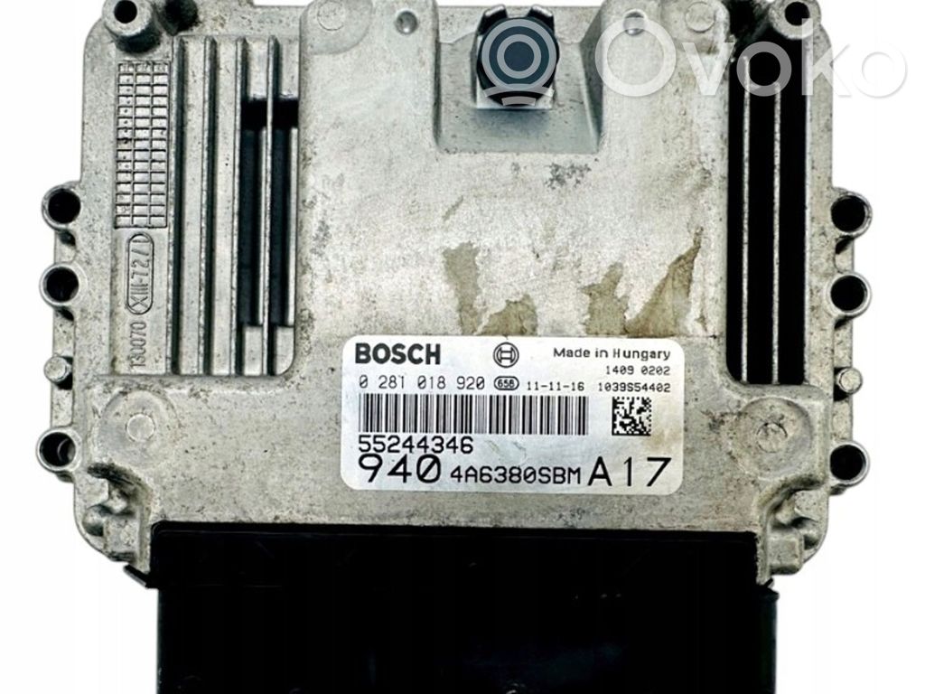 Alfa Romeo Giulietta Engine control unit/module 