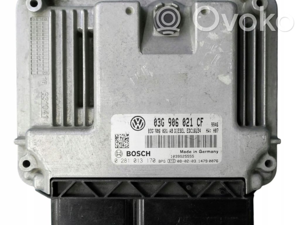 Volkswagen Eos Engine control unit/module 