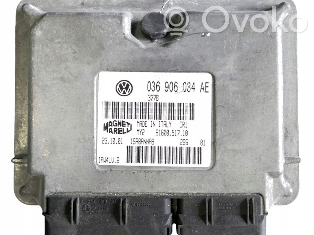 Skoda Fabia Mk1 (6Y) Engine control unit/module 