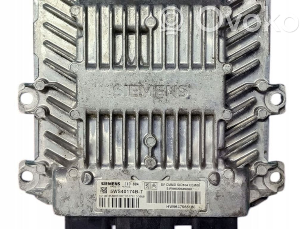 Peugeot 206 Unidad de control/módulo del motor 