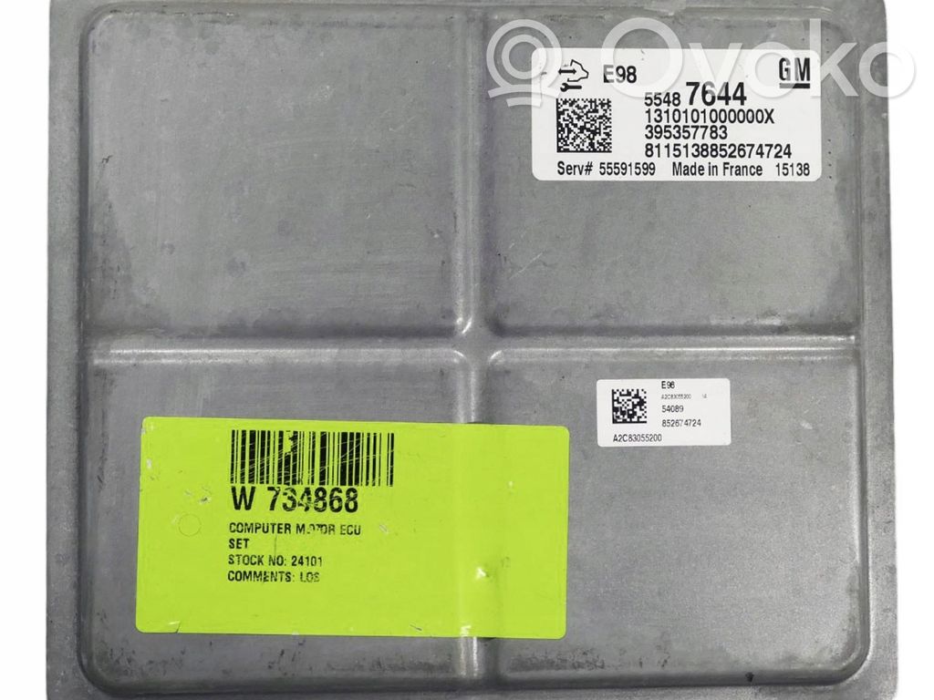 Opel Zafira C Engine control unit/module 