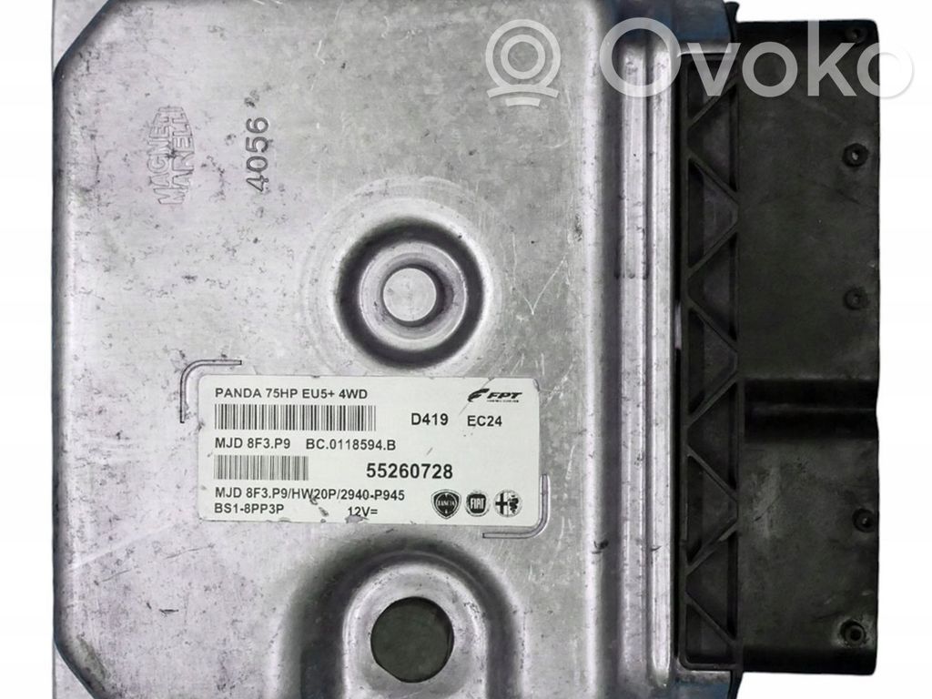 Engine control unit/module   55260728,MJD8F3P9