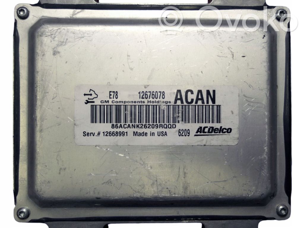Engine control unit/module   12676078,8212676078