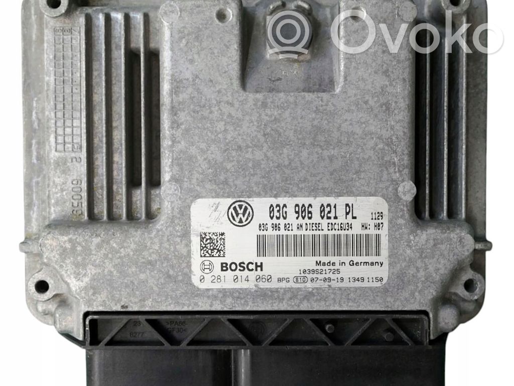 Volkswagen Golf V Unitate/modul de control motor 