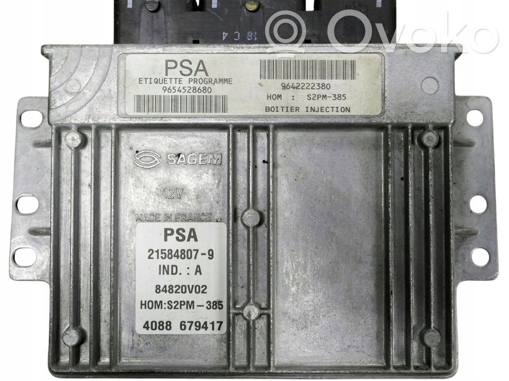 Citroen C2 Calculateur moteur ECU 