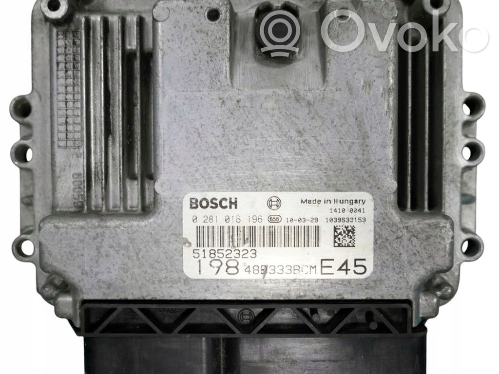 Fiat Bravo Engine control unit/module 