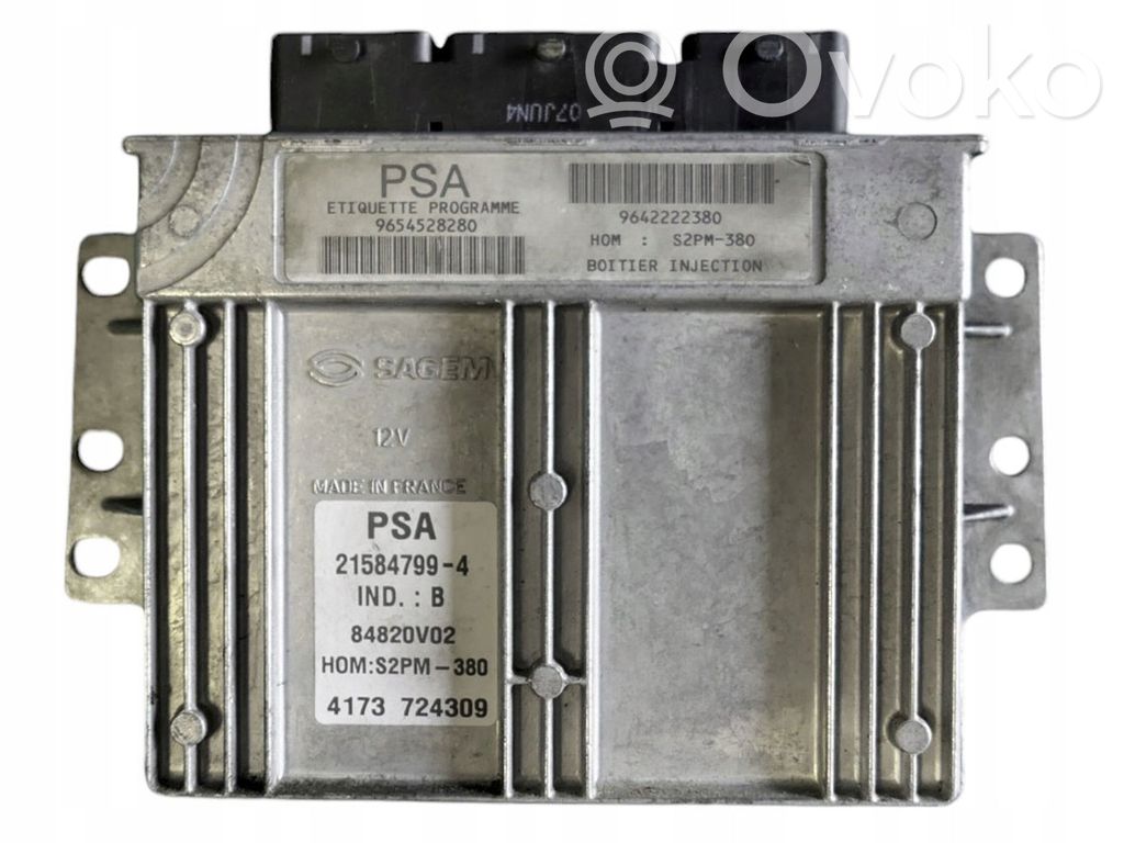 Engine control unit/module   9654528280,9642222380