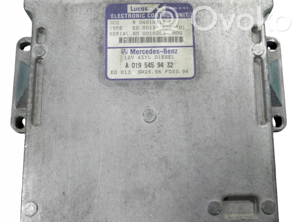 Engine control unit/module   A0195459432,R04010012C
