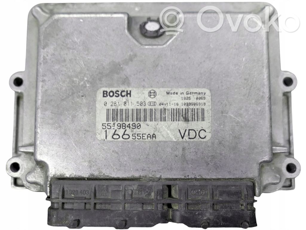 Engine control unit/module   55198490,0281011503