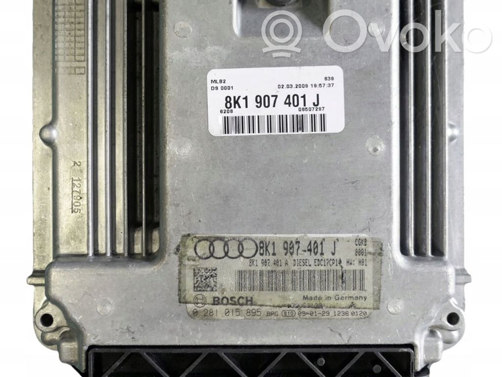 Audi A5 8T 8F Engine control unit/module 