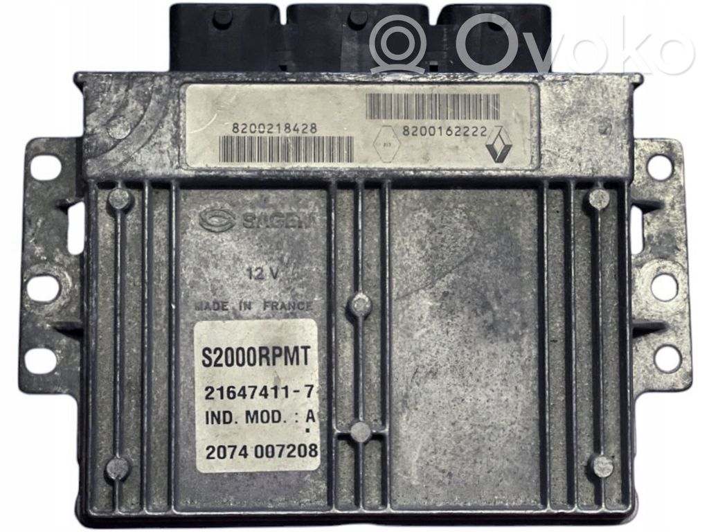 Renault Vel Satis Engine control unit/module 