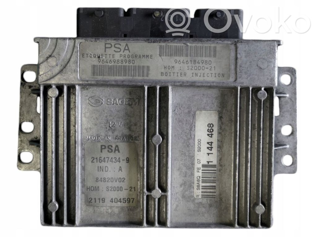 Citroen Saxo Engine control unit/module 
