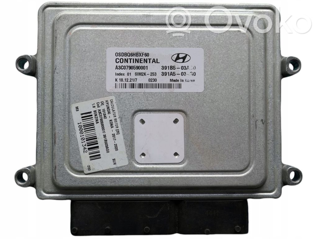 Engine control unit/module   391B5,03AG0,A3C0890590001