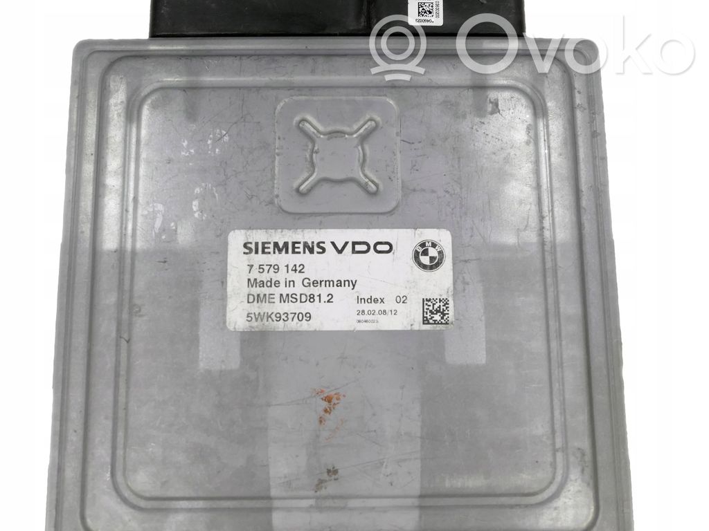 Moottorin ohjainlaite/moduuli   7579142,5WK93709,MSD81