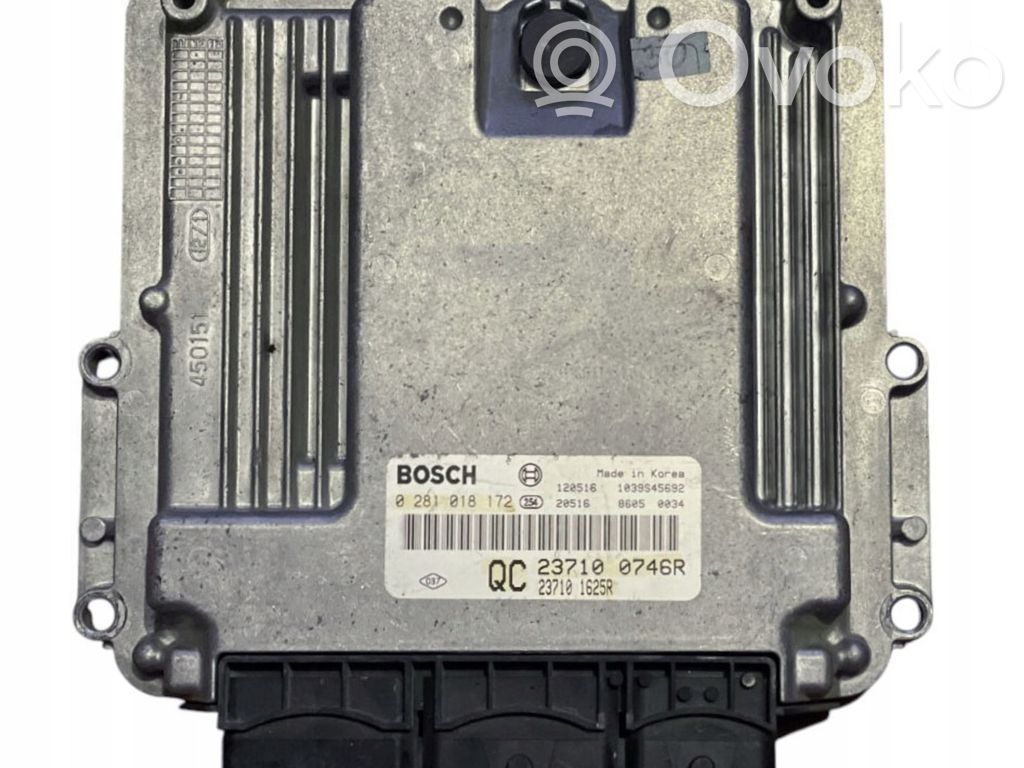 Engine control unit/module   0281018172,0746R,23710