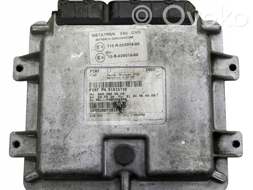 Fiat Panda II Moottorin ohjainlaite/moduuli 