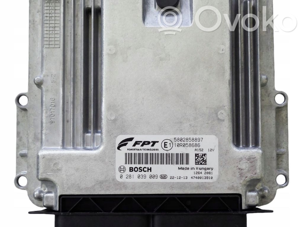 Engine control unit/module   5802858897,0281039009
