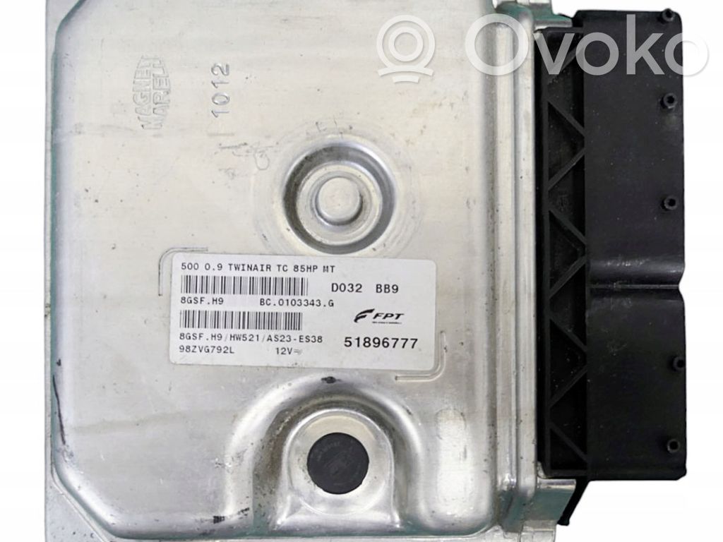 Fiat 500 Engine control unit/module 