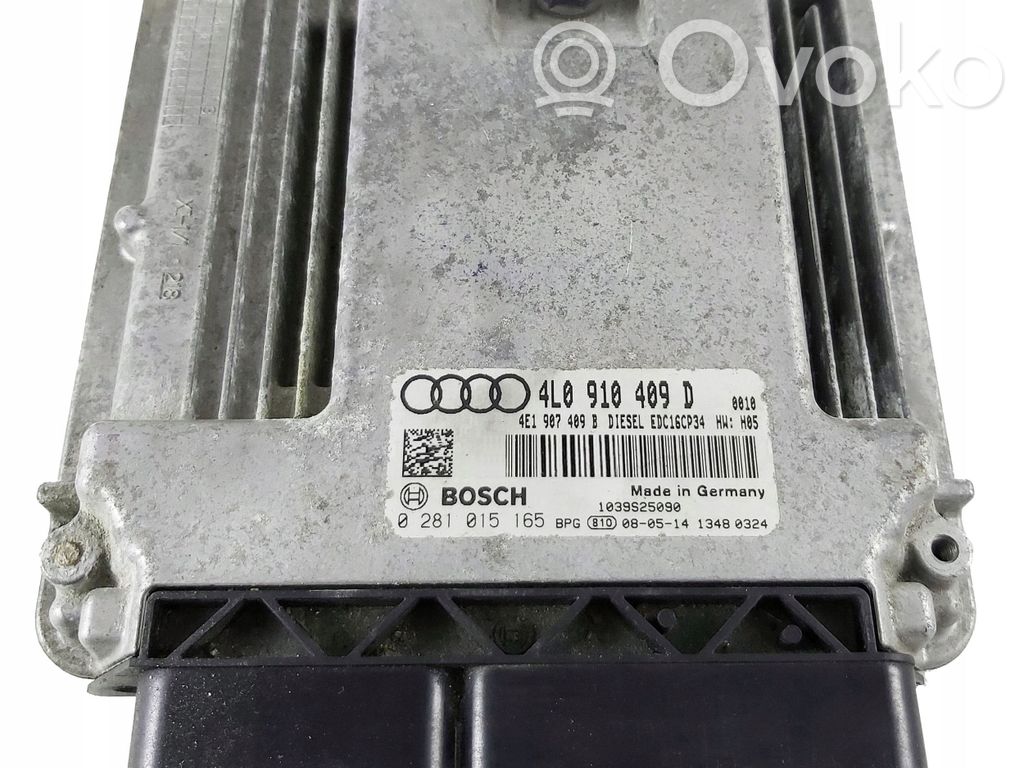 Engine control unit/module   4L0910409D,0281015165