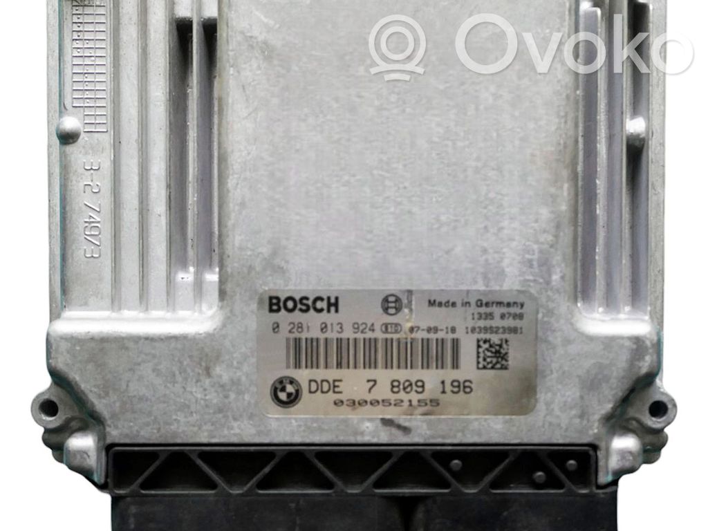 BMW 3 E90 E91 Engine control unit/module 