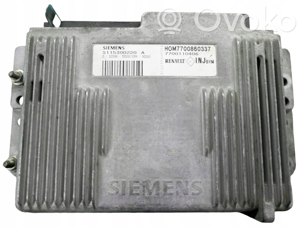 Renault Megane I Sterownik / Moduł ECU 