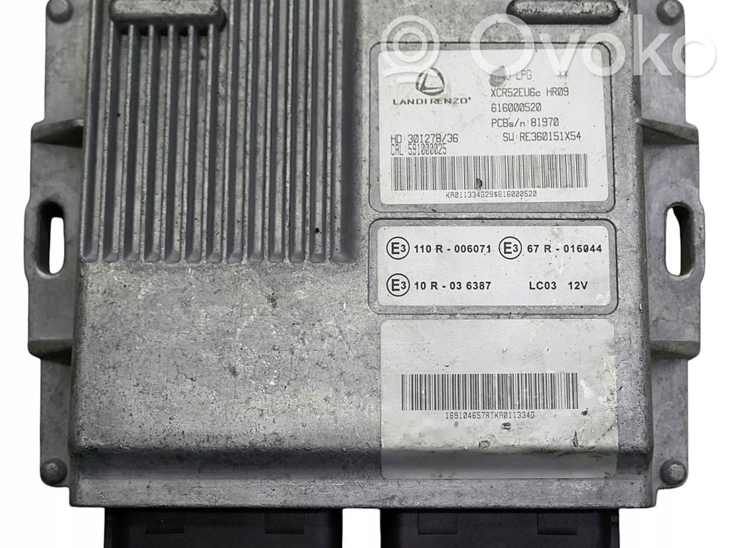 Dacia Sandero Unidad de control/módulo de gas GLP 