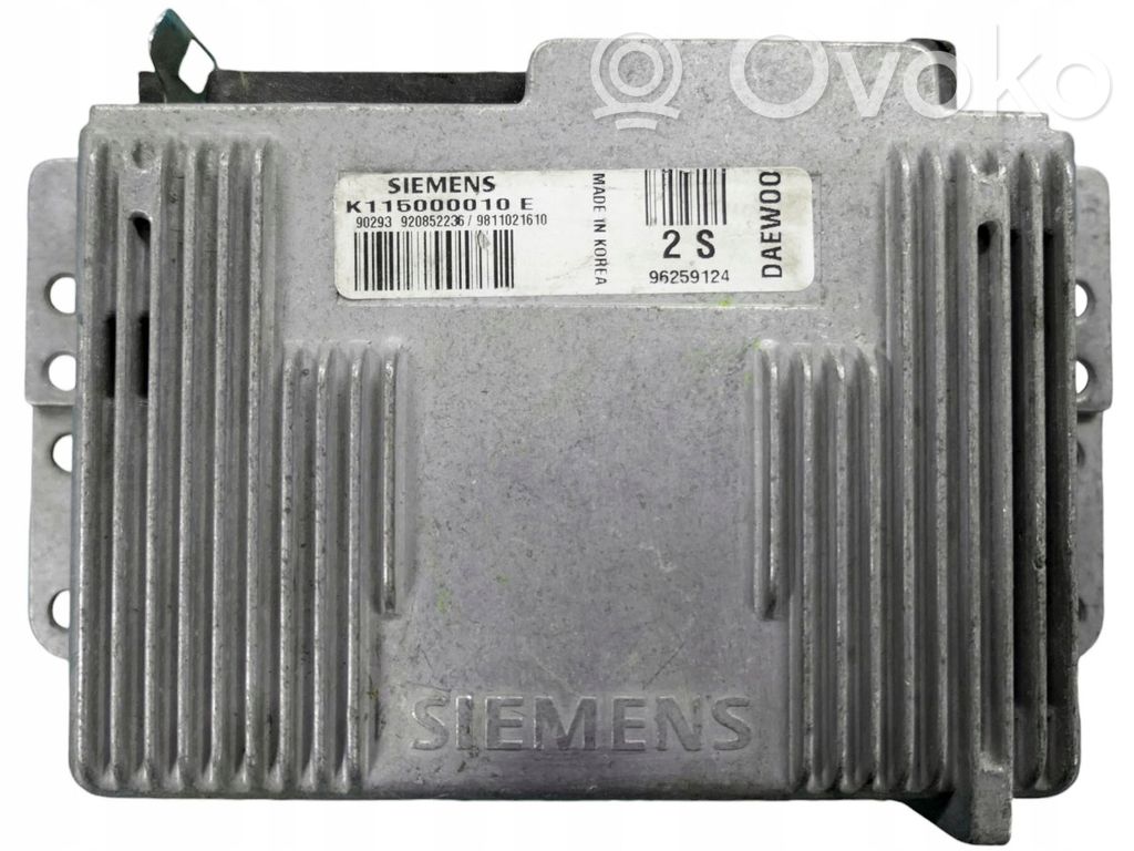 Daewoo Matiz Engine control unit/module 