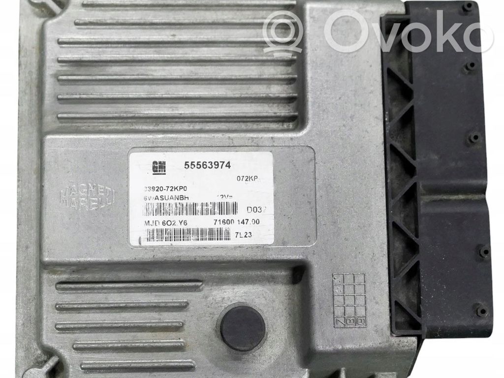 Engine control unit/module   55563974,MJD6O2Y6