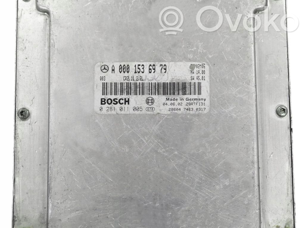 Mercedes-Benz C W203 Sterownik / Moduł ECU 