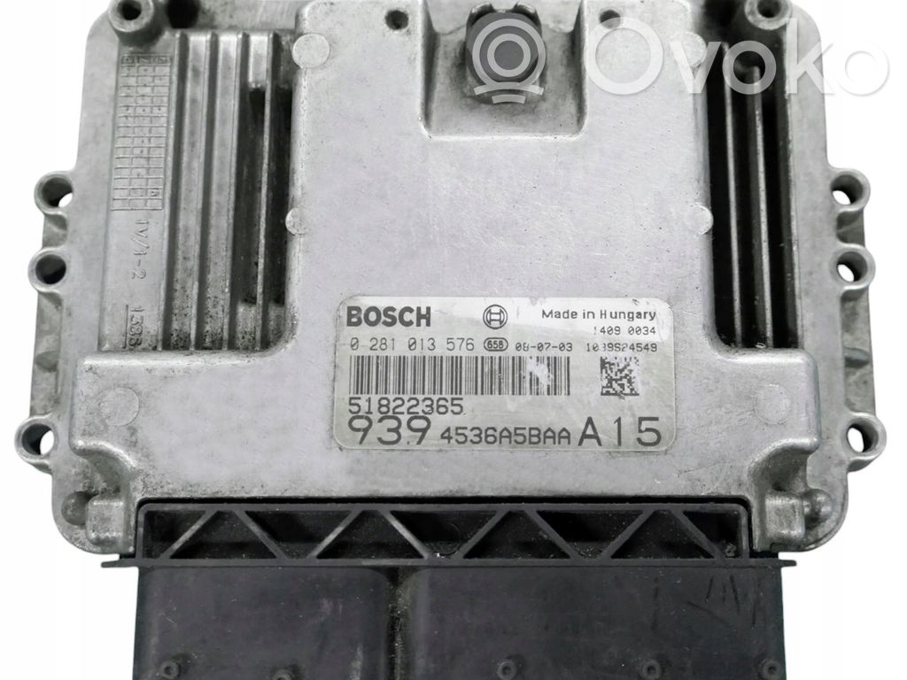 Alfa Romeo 159 Engine control unit/module 