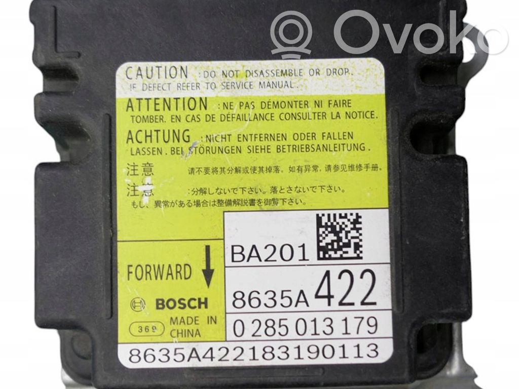 Airbag control unit/module   8645A422,BA201