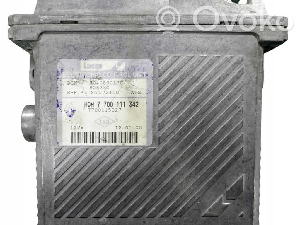 Engine control unit/module   7700115027,HOM7700111342