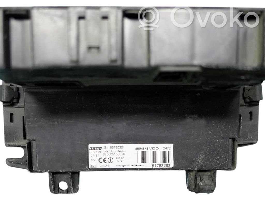Engine control unit/module   51783783,S118578030I