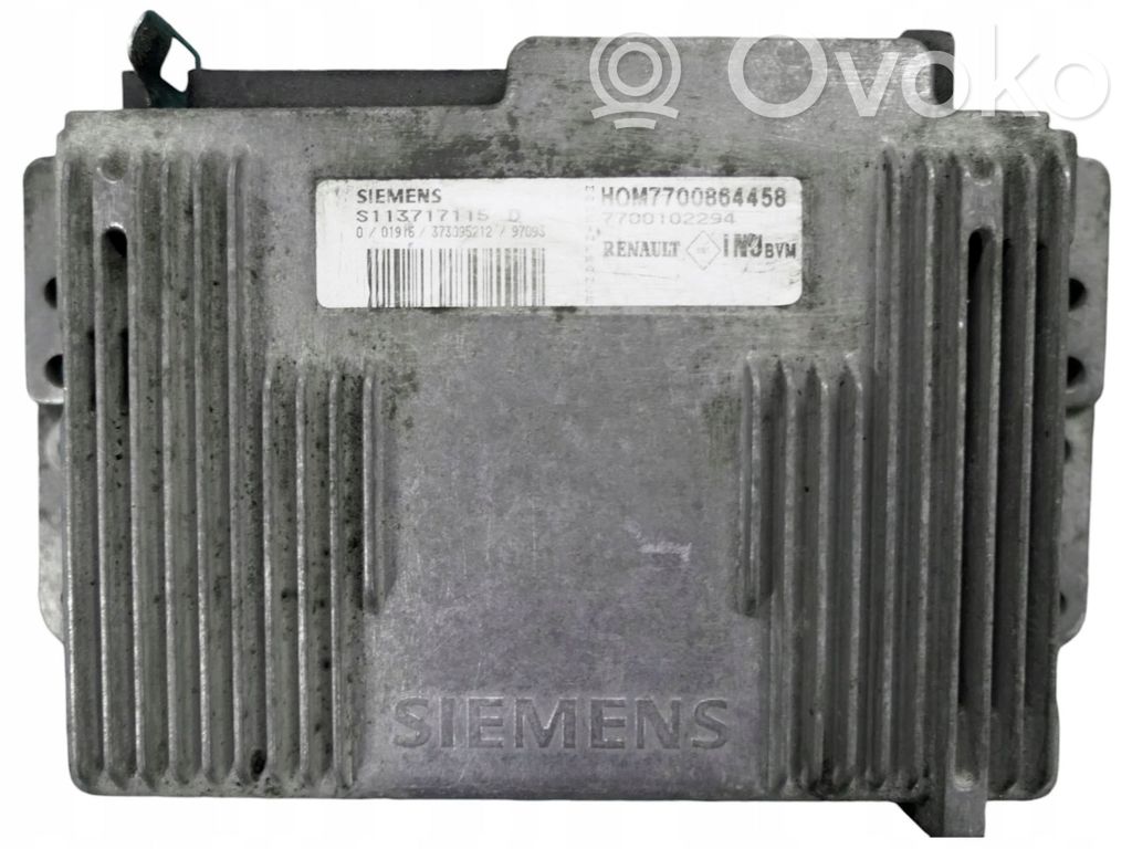 Engine control unit/module   7700864458,7700102294,S113717115D