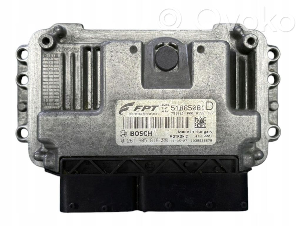Fiat 500 Engine control unit/module 