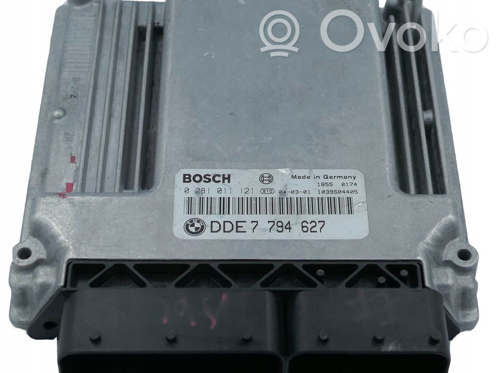 Engine control unit/module   0281011121,DDE7794627
