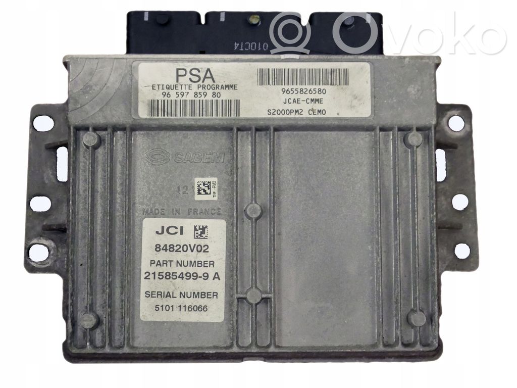 Citroen Xsara Picasso Engine control unit/module 
